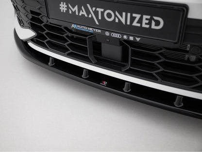 Maxton Design Street Plus Front Splitter V2 - VW Golf GTI Mk8.5