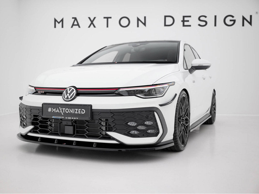 Maxton Design Street Plus Front Splitter V1 - VW Golf GTI Mk8.5