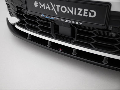 Maxton Design Street Plus Front Splitter V1 - VW Golf GTI Mk8.5