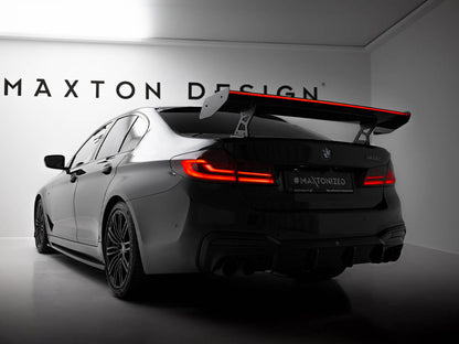 Maxton Design Carbon Fibre Spoiler With LED - BMW M5 F90