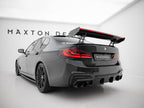 Alerón de fibra de carbono Maxton Design con LED - BMW M5 F90