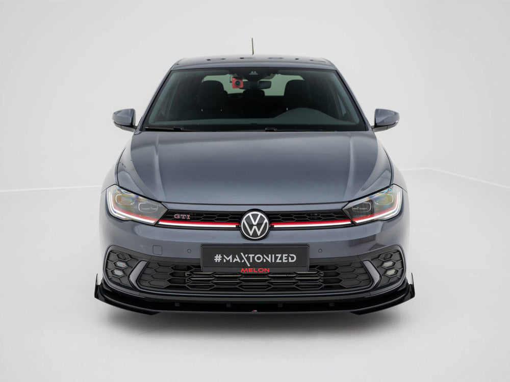 Maxton Design Street Pro Front Splitter + Flaps - VW Polo GTI Mk6.5 (BZ)