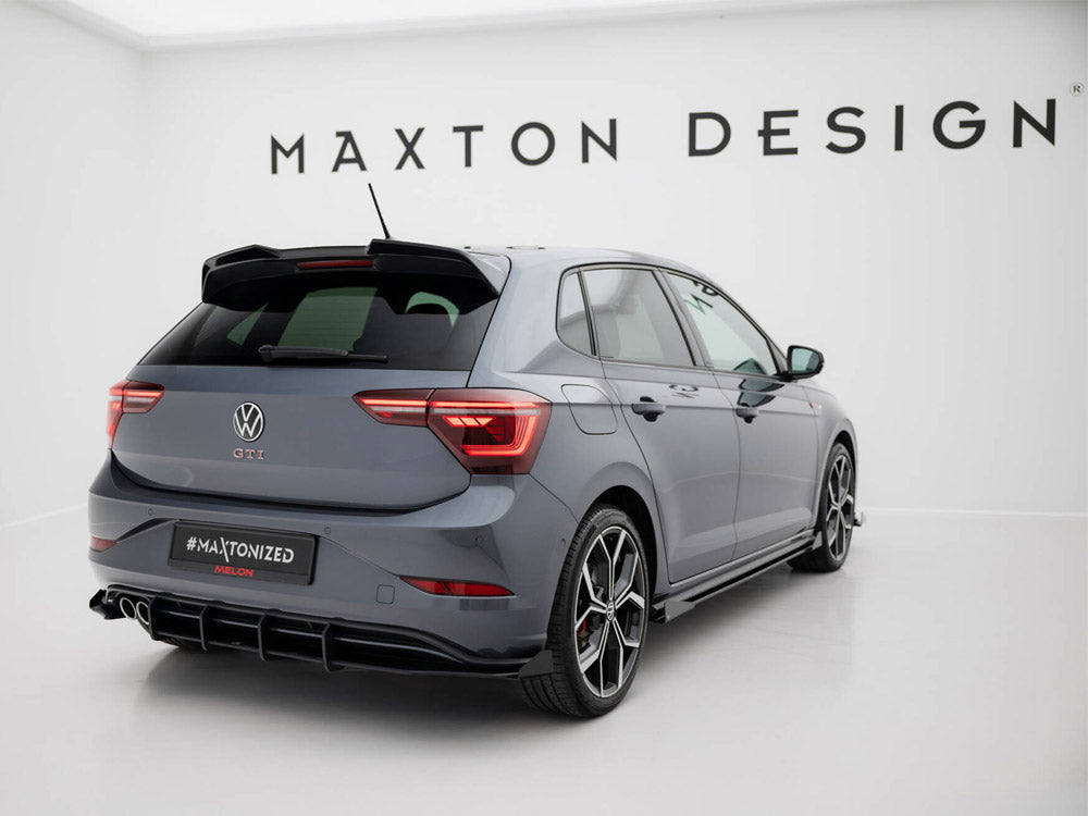 Difusor trasero Maxton Design Street Pro + aletas - VW Polo GTI Mk6.5 (BZ)