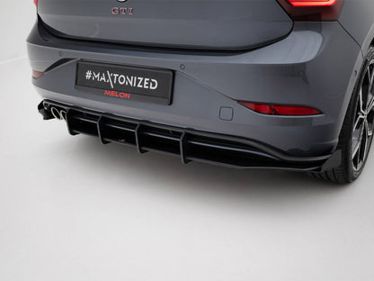 Maxton Design Street Pro Rear Diffuser + Flaps - VW Polo GTI Mk6.5 (BZ)