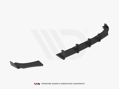 Maxton Design Street Pro Rear Diffuser + Flaps - VW Polo GTI Mk6.5 (BZ)