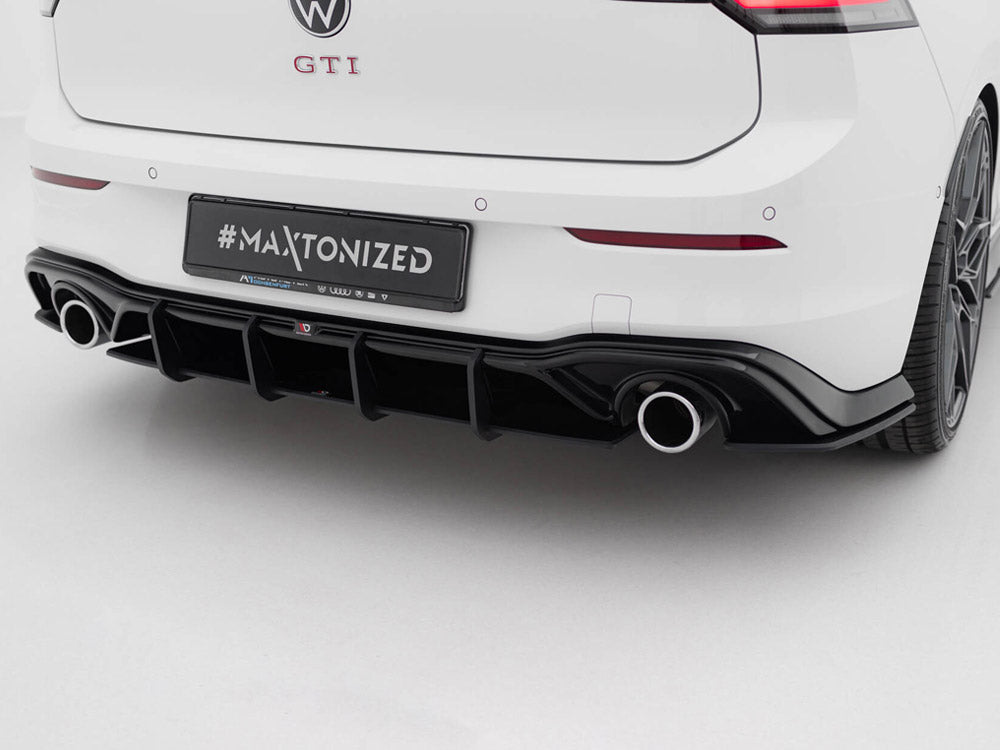 Maxton Design Street Pro Rear Diffuser V3 - VW Golf GTI Mk8