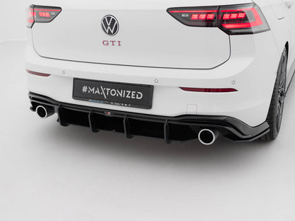 Maxton Design Street Pro Rear Diffuser V4 - VW Golf GTI Mk8