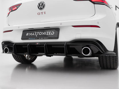 Maxton Design Street Pro Rear Diffuser V4 - VW Golf GTI Mk8