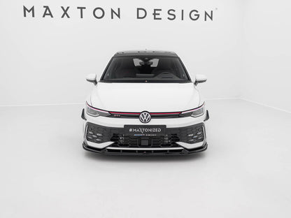 Maxton Design Street Pro Front Splitter V2 - VW Golf GTI Mk8.5