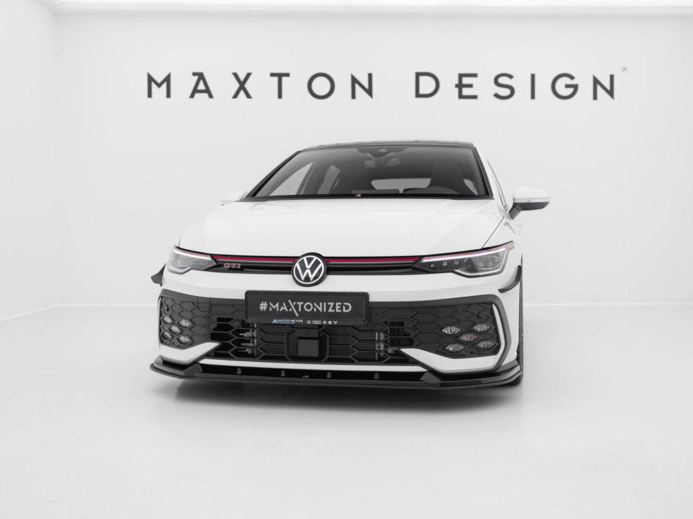 Maxton Design Street Pro Front Splitter V2 - VW Golf GTI Mk8.5