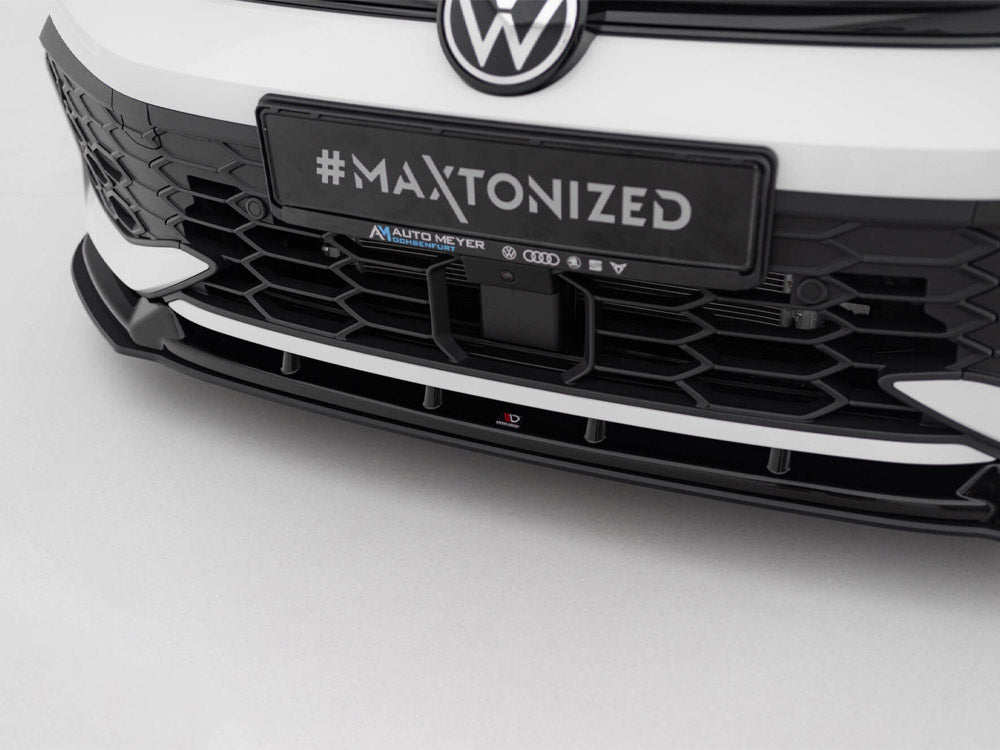 Maxton Design Street Pro Front Splitter V2 - VW Golf GTI Mk8.5