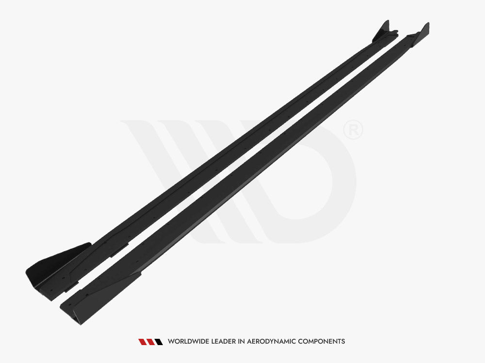 Maxton Design Street Pro Side Skirt Diffusers + Flaps - Audi S3 8Y.2