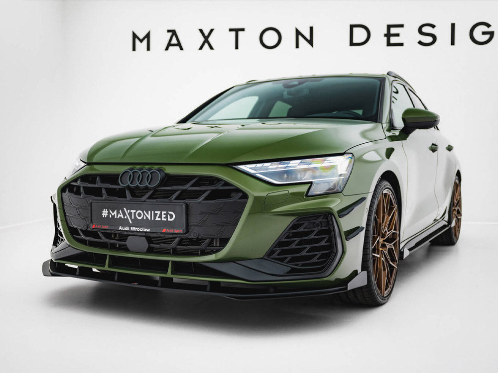 Maxton Design Street Pro Front Splitter + Flaps - Audi S3 8Y.2