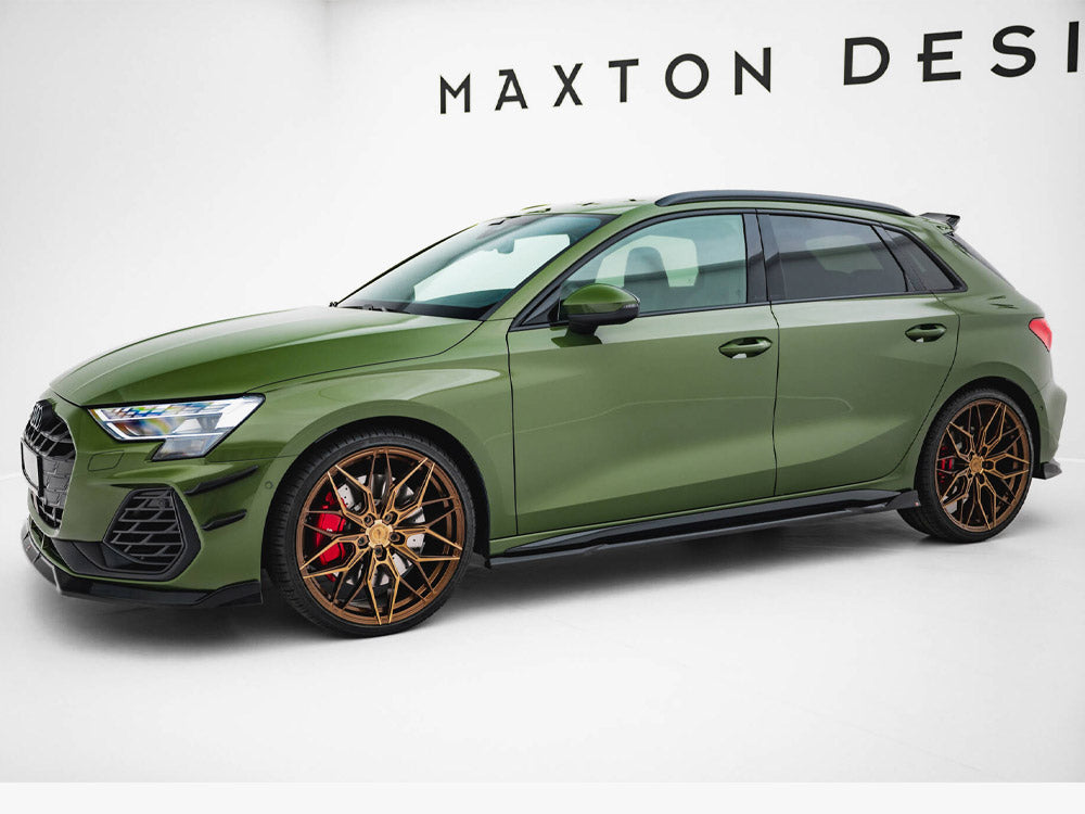 Maxton Design Street Plus Side Skirt Diffusers V3 - Audi S3 8Y Facelift