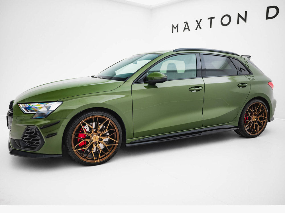 Maxton Design Street Plus Side Skirt Diffusers V2 - Audi S3 8Y Facelift