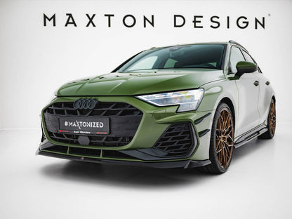 Maxton Design Street Plus Front Splitter V2 - Audi S3 8Y Facelift