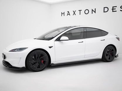 Maxton Design Street Plus Side Skirt Diffusers V3 - Tesla Model 3 Facelift