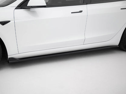 Maxton Design Street Plus Side Skirt Diffusers V3 - Tesla Model 3 Facelift