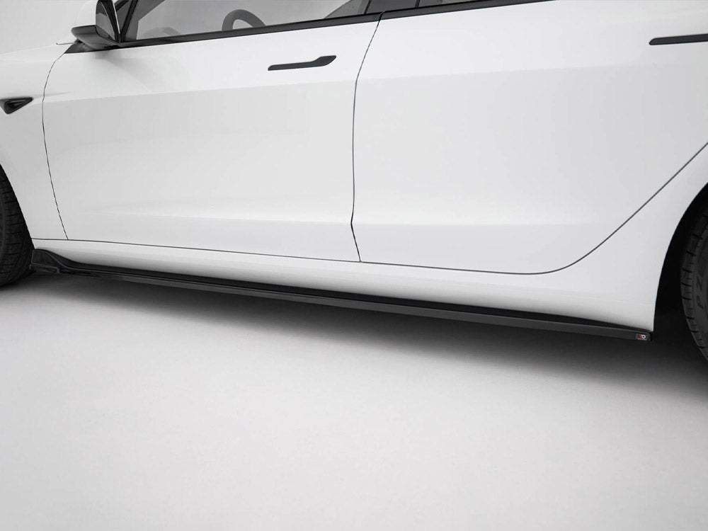 Maxton Design Street Plus Side Skirt Diffusers V3 - Tesla Model 3 Facelift