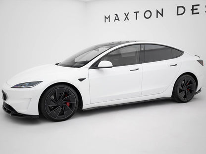 Maxton Design Street Plus Side Skirt Diffusers V2 - Tesla Model 3 Facelift