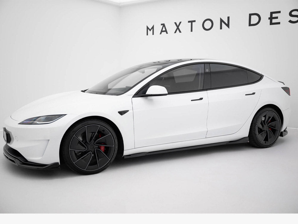 Maxton Design Street Plus Side Skirt Diffusers V1 - Tesla Model 3 Facelift