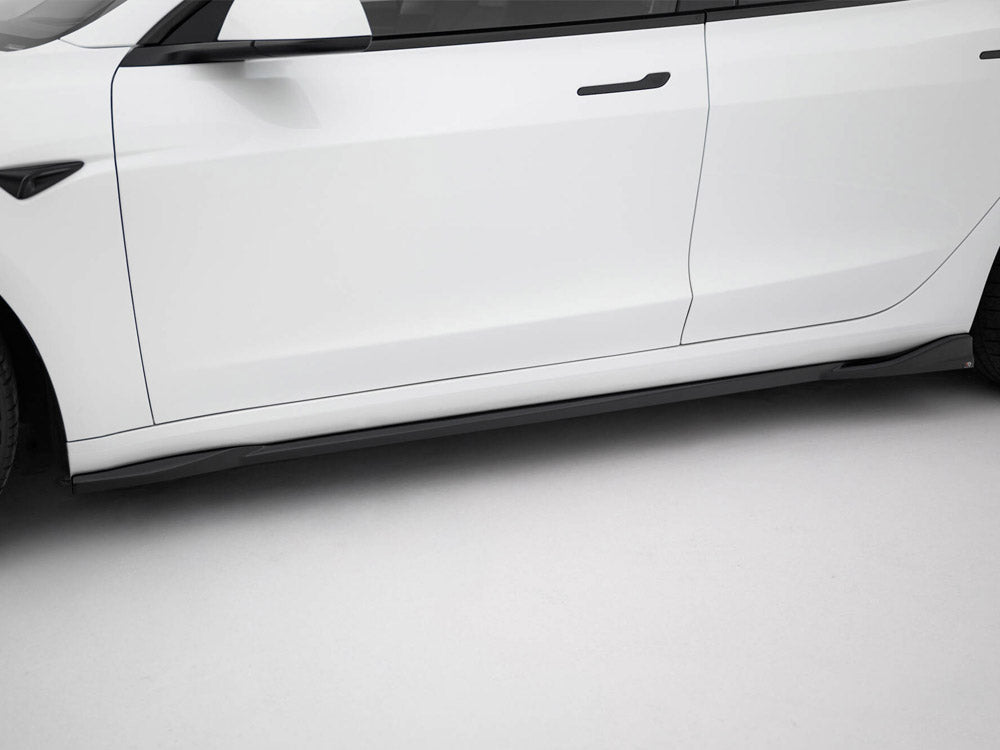 Maxton Design Street Plus Side Skirt Diffusers V1 - Tesla Model 3 Facelift