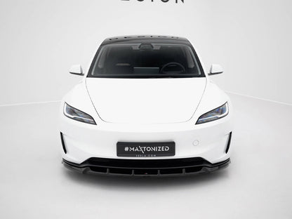 Maxton Design Street Plus Front Splitter V2 - Tesla Model 3 Performance Facelift