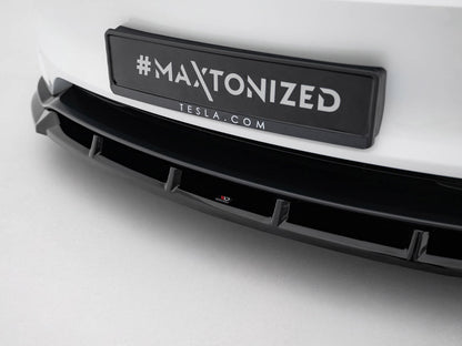 Maxton Design Street Plus Front Splitter V2 - Tesla Model 3 Performance Facelift