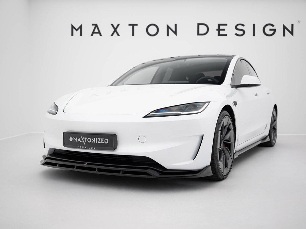 Maxton Design Street Plus Front Splitter V1 - Tesla Model 3 Performance Facelift