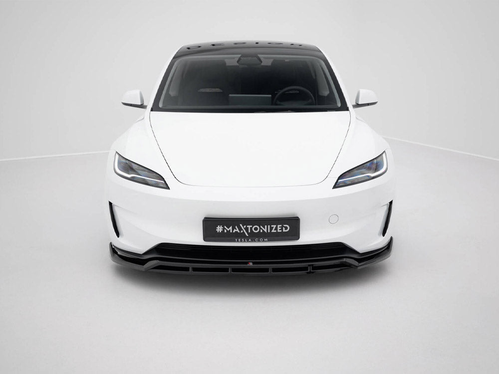 Divisor delantero Maxton Design Street Plus V1 - Tesla Model 3 Performance Facelift