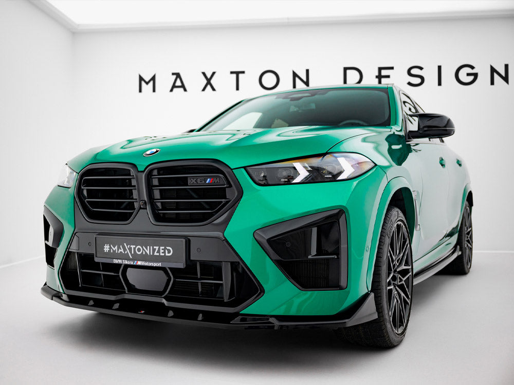 Maxton Design Street Plus Front Splitter V2 - BMW X6M F96 LCI