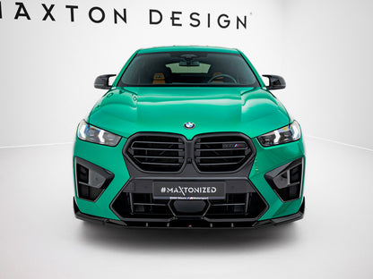 Maxton Design Street Plus Front Splitter V2 - BMW X6M F96 LCI