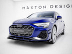 Maxton Design Street Pro Front Splitter + Flaps - Audi S3 8Y.2