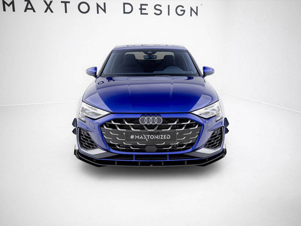 Maxton Design Street Pro Front Splitter + Flaps - Audi S3 8Y.2