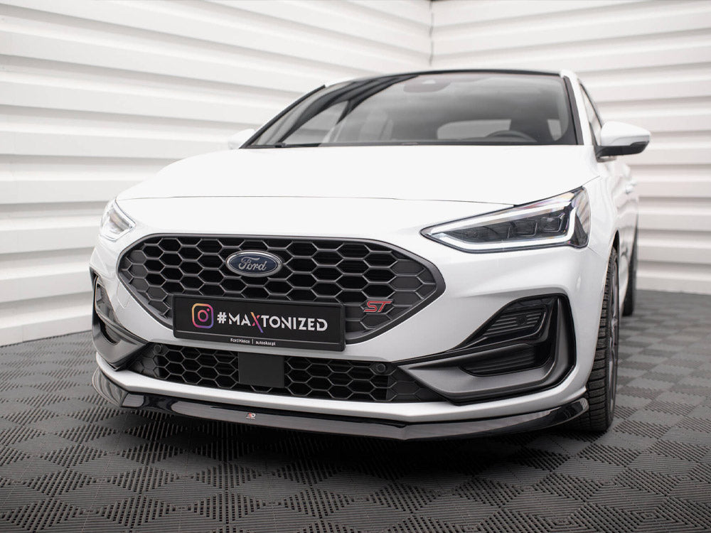 Maxton Design Street Plus Front Splitter V8 - Ford Focus ST Mk4