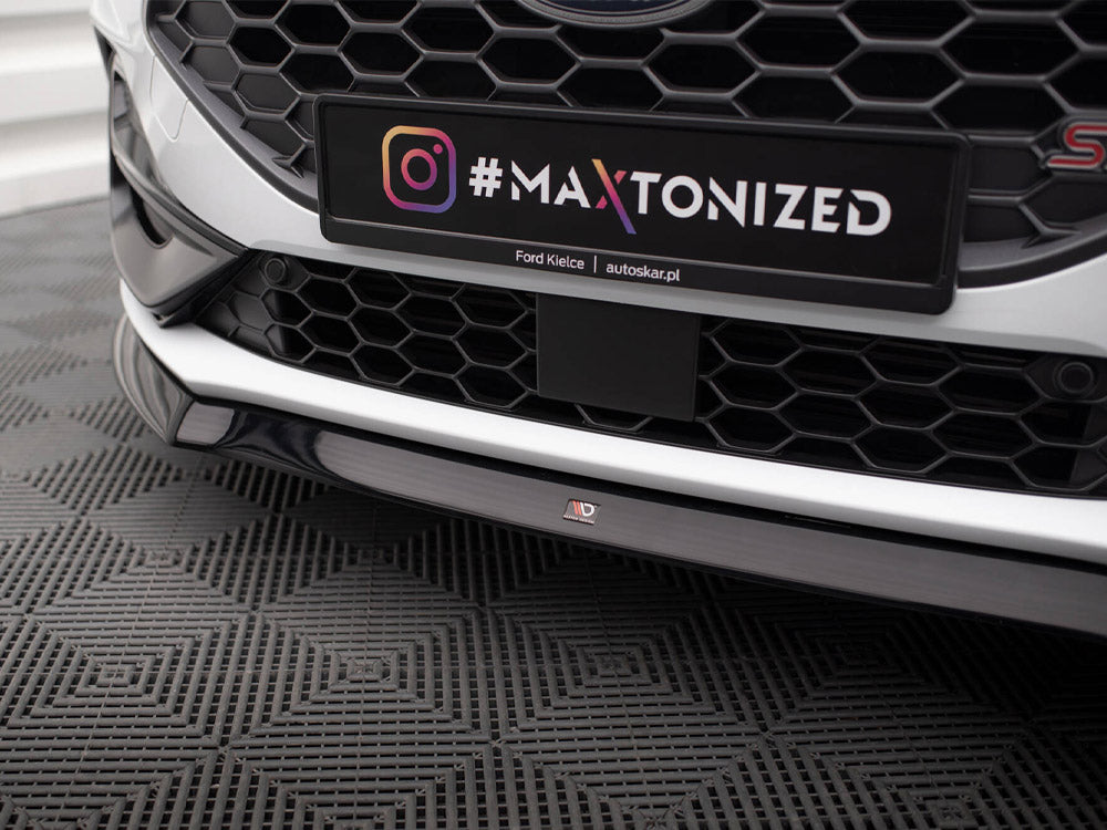 Maxton Design Street Plus Front Splitter V8 - Ford Focus ST Mk4