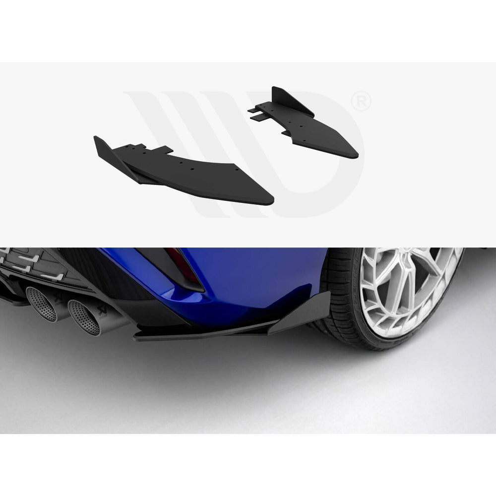 Maxton Design Street Pro Rear Side Splitters + Flaps - Audi S3 8Y.2 Saloon