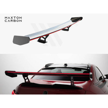 Maxton Design Carbon Fibre Spoiler With LED (Internal Brackets) - BMW M240i G42 & M2 G87