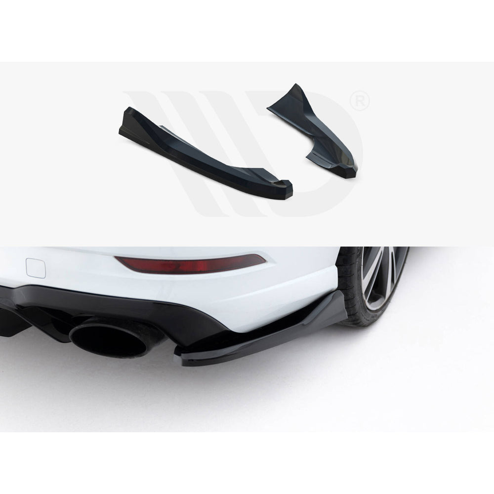 Maxton Design Street Plus Rear Side Splitters V5 - Audi RS3 8V Saloon Facelift