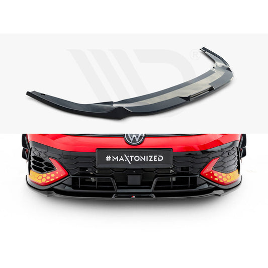 Maxton Design Street Plus Front Splitter V3 - VW Golf GTI Mk8.5 Clubsport