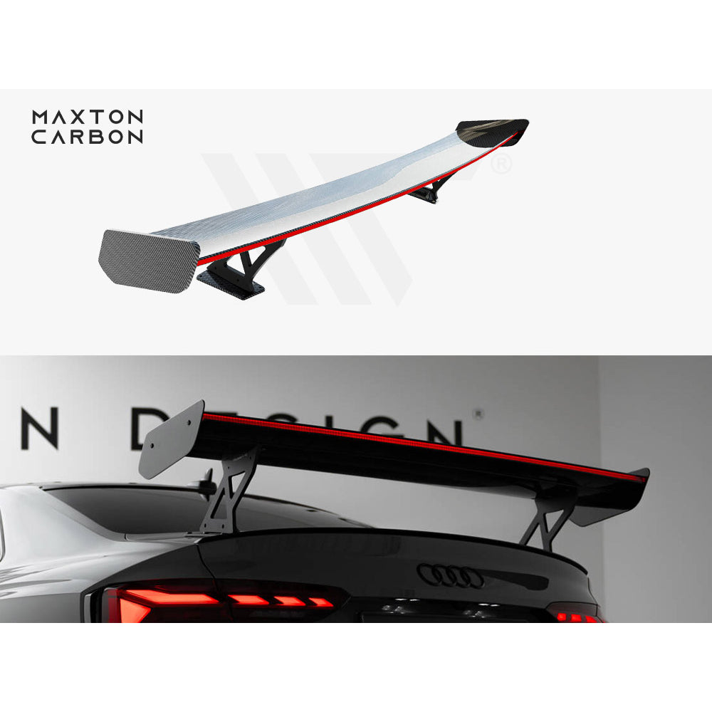 Aileron en fibre de carbone Maxton Design avec LED - Audi S5 et RS5 F5 Coupé