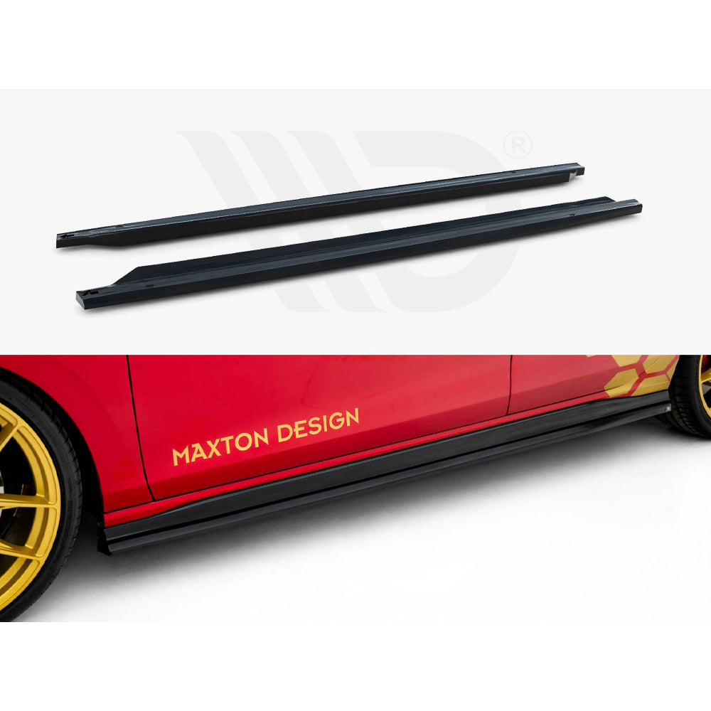 Maxton Design Street Plus Side Skirt Diffusers V2 - VW Golf GTI Mk8.5 Clubsport