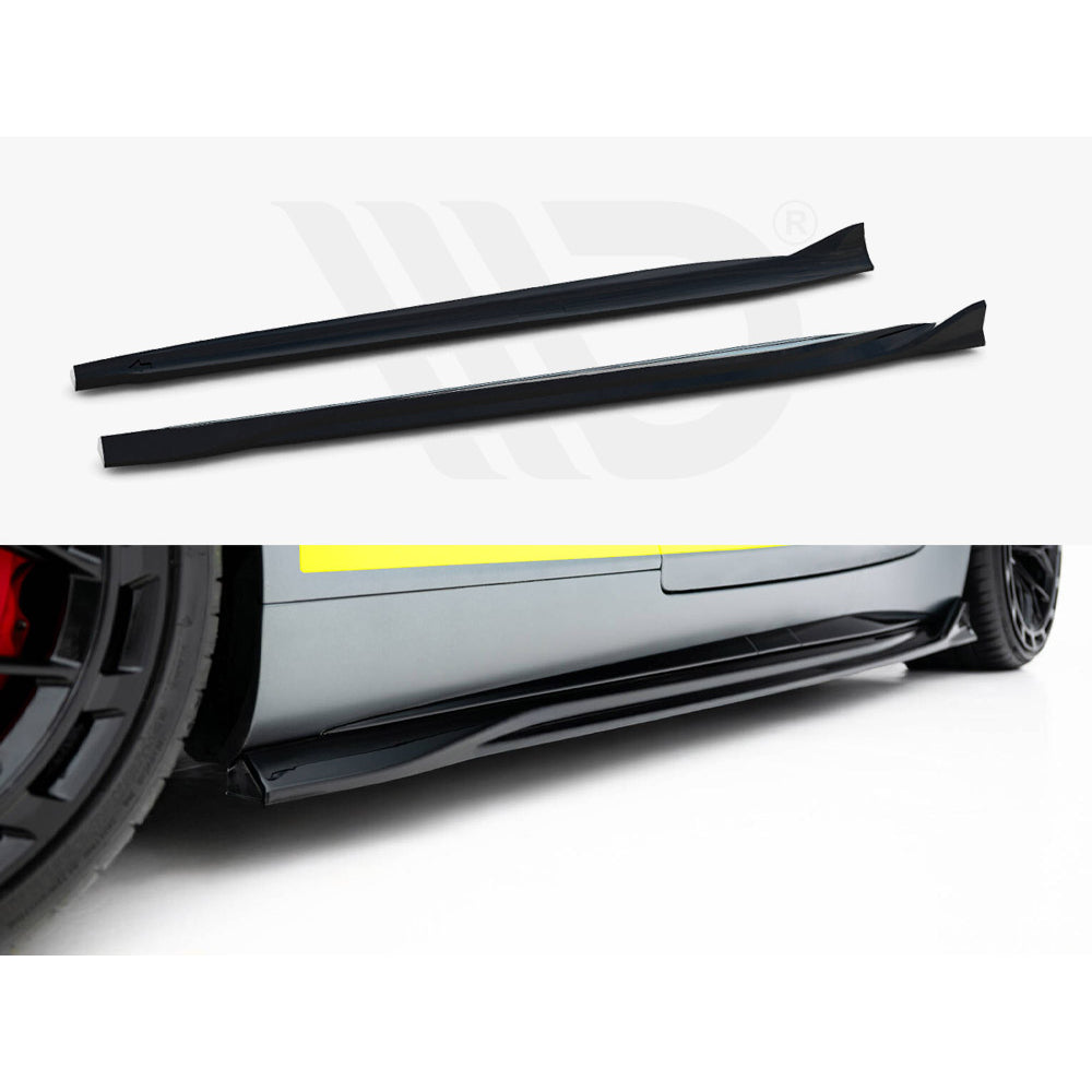 Maxton Design Street Plus Side Skirt Diffusers - Mercedes AMG GT C190 Facelift