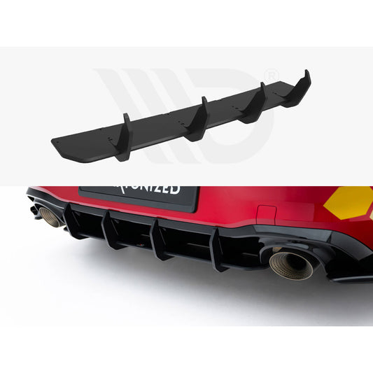 Maxton Design Street Pro Rear Diffuser V2 - VW Golf GTI Mk8.5 Clubsport