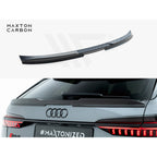 Maxton Design Carbon Fibre Lower Spoiler Cap - Audi RS6 C8