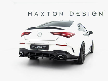 Maxton Design Street Plus Central Rear Splitter - Mercedes CLA35/45 AMG C118 Facelift