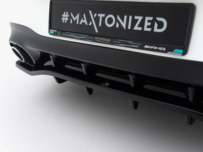 Maxton Design Street Plus Central Rear Splitter - Mercedes CLA35/45 AMG C118 Facelift