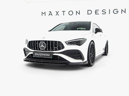 Maxton Design Street Plus Front Splitter - Mercedes CLA35 AMG C118 Facelift