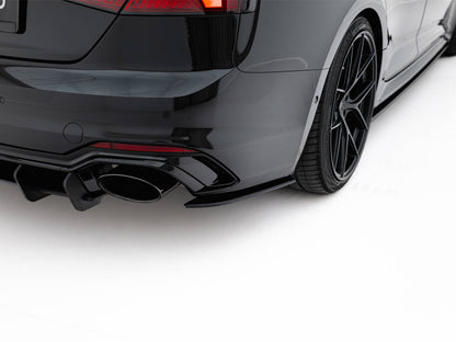 Maxton Design Street Pro Rear Side Splitters - Audi RS5 F5 Sportback Pre-Facelift