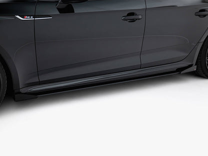 Maxton Design Street Pro Side Skirt Diffusers + Flaps - Audi RS5 F5 Sportback Pre-Facelift